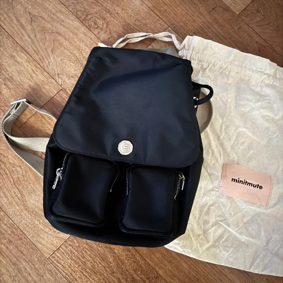 minimute clo backpack バックパック mix black